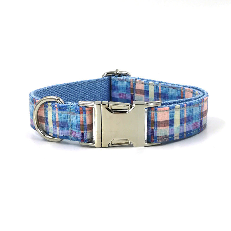 Halsband kariert mit Fliege
