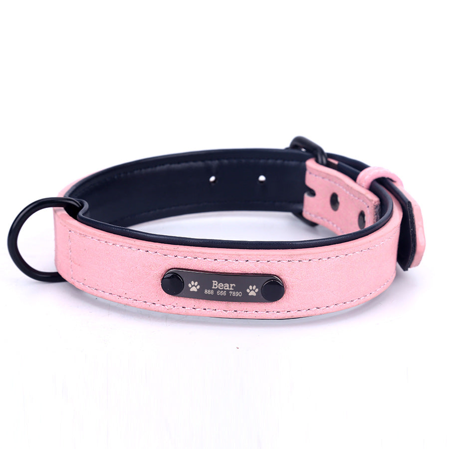 Halsband mit Namensplakette
