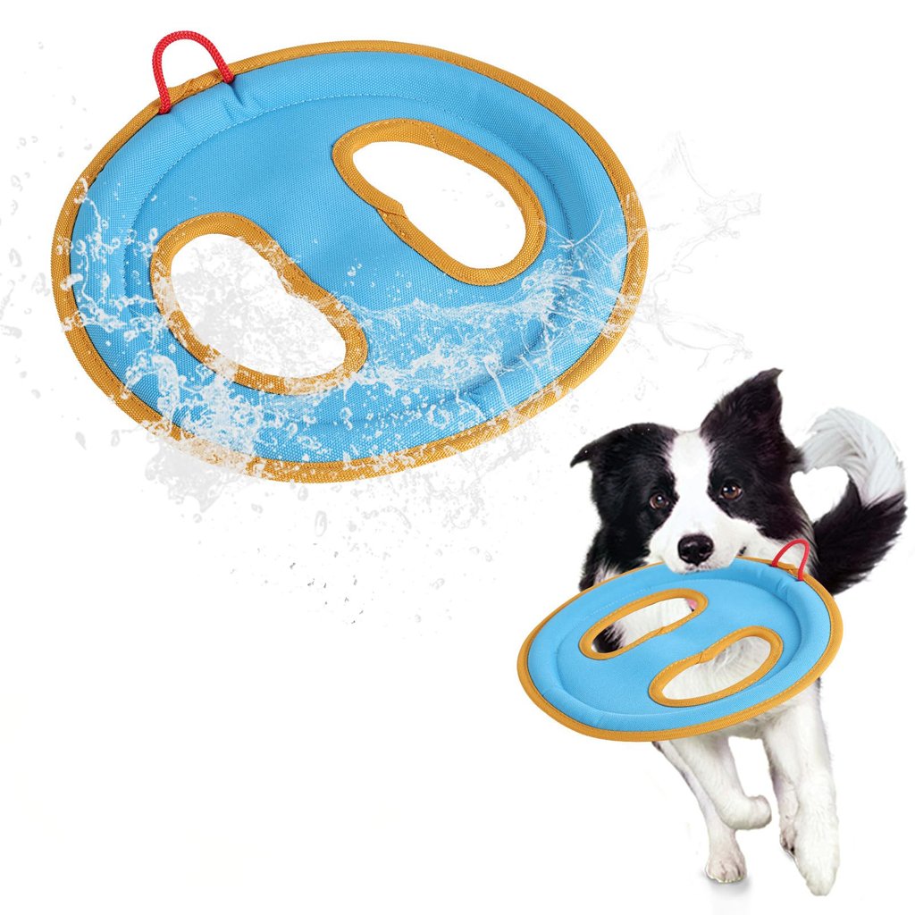 Wurfscheibe für Hunde, schwimmfähig mit weichem Rand