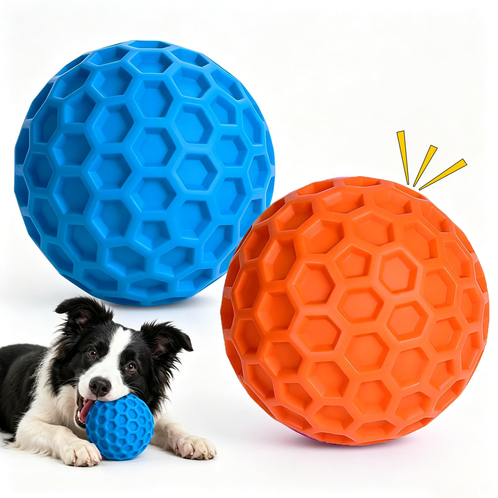 Quietschbälle für Hunde, 2er-Set