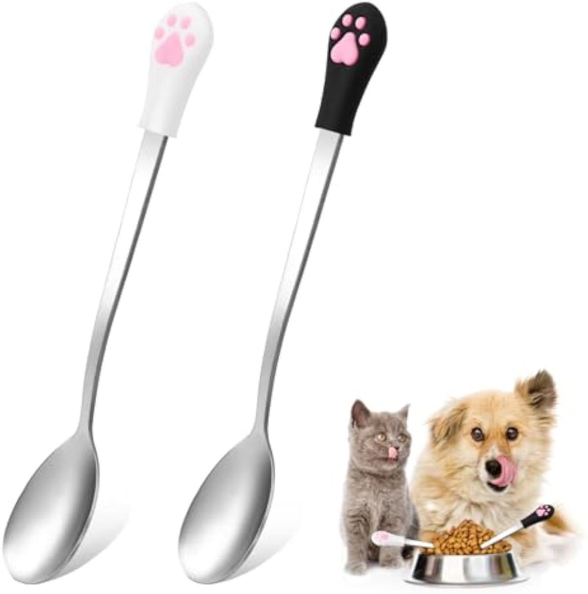 Futterlöffel aus Edelstahl, 2er-Set