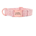 Halsband mit Gravur und Leine